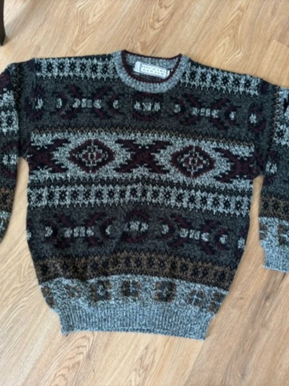 Michael Gerald Pullover Sweater in Excellent Condition 90's Vintage Grandpa Core